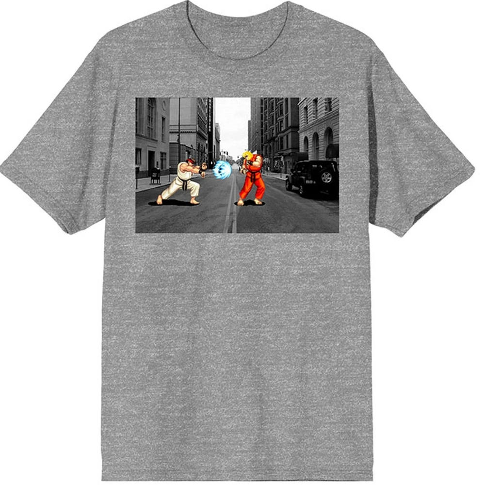 Street Fighter Ken and Ryu T-Shirt-NWOT, Large, Multicolor.